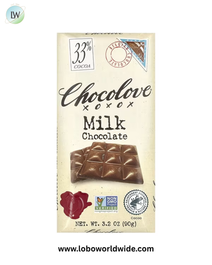 Chocolove, 33% Cocoa, 3.2 oz (90 g)