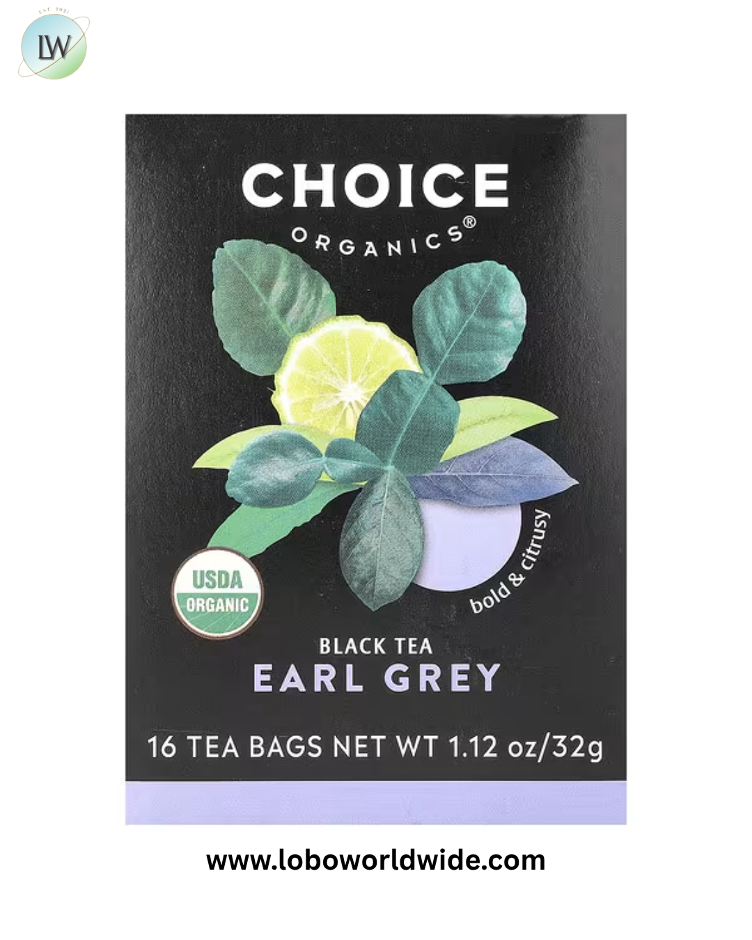 Choice Organics, Black Tea, 16 Tea Bags