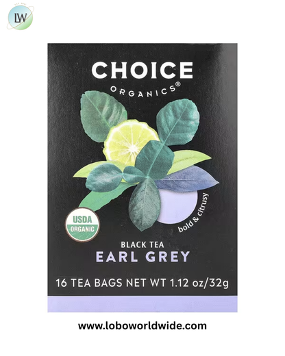 Choice Organics, Black Tea, 16 Tea Bags