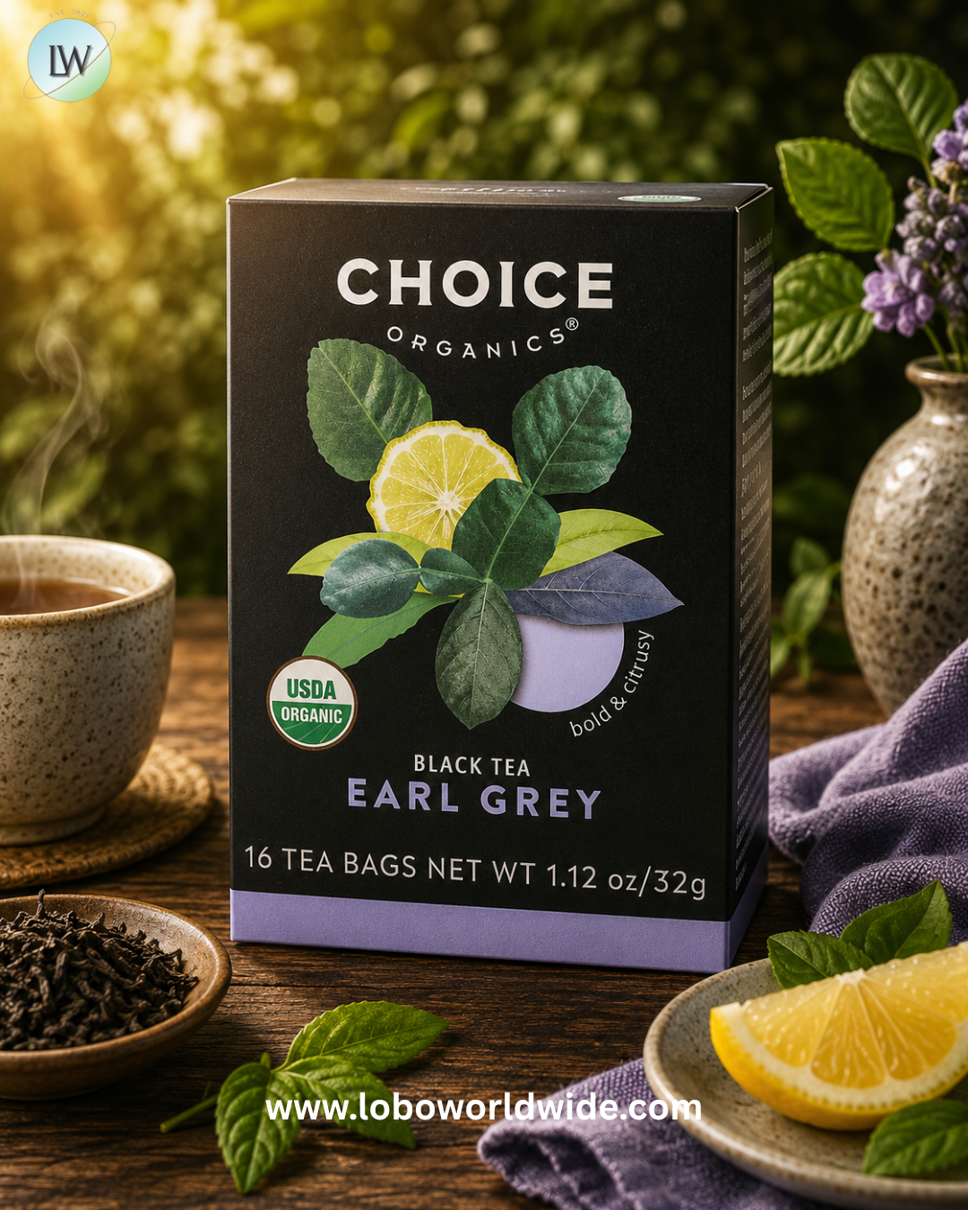 Choice Organics, Black Tea, 16 Tea Bags