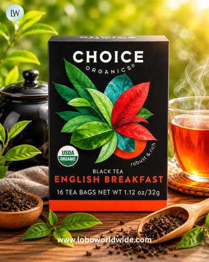 Choice Organics, Black Tea, 16 Tea Bags