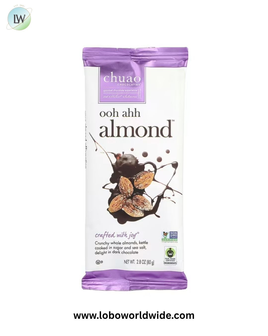 Chuao Chocolatier, Dark Chocolate Bar, 2.8 oz (80 g)