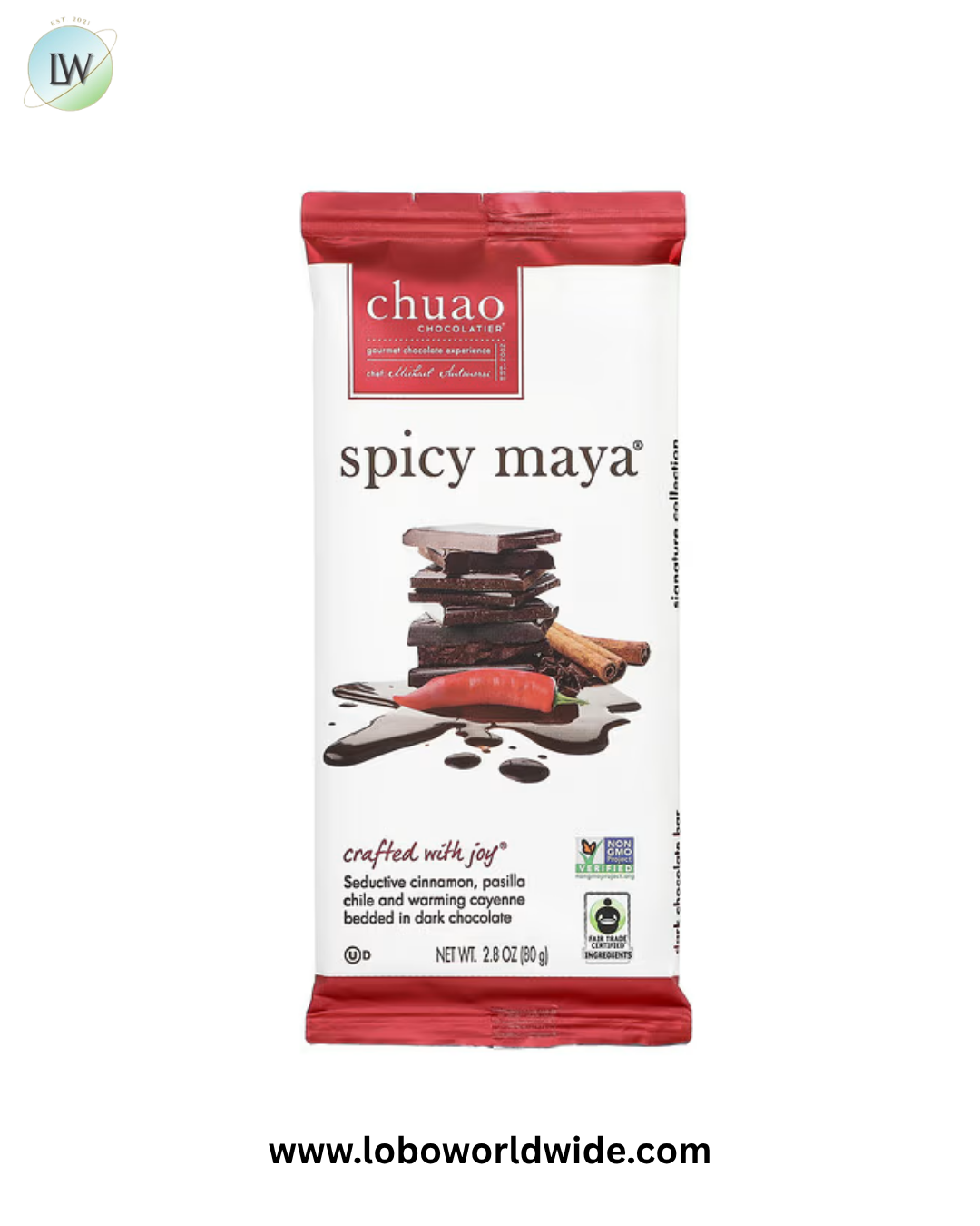 Chuao Chocolatier, Dark Chocolate Bar, 2.8 oz (80 g)