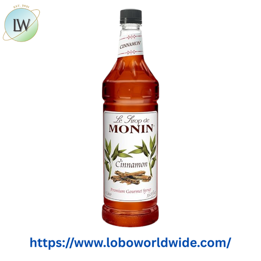 Monin Premium Cinnamon Flavoring Syrup 1 Liter