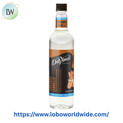 DaVinci Gourmet Sugar Free Cinnamon Flavoring Syrup 750 mL