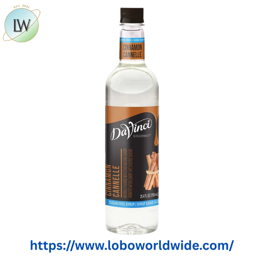 DaVinci Gourmet Sugar Free Cinnamon Flavoring Syrup 750 mL