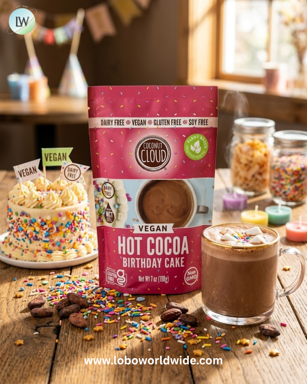 Coconut Cloud, Vegan Hot Cocoa, 7 oz (198 g)