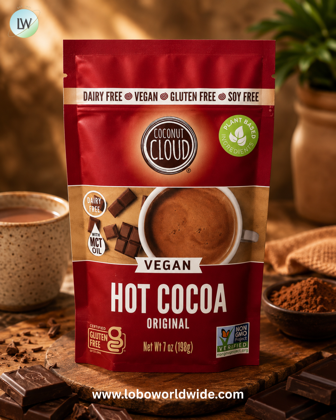 Coconut Cloud, Vegan Hot Cocoa, 7 oz (198 g)