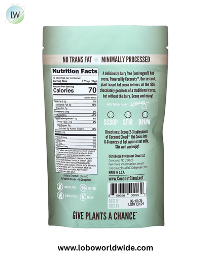 Coconut Cloud, Vegan Hot Cocoa, 7 oz (198 g)
