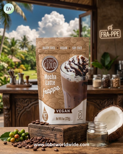 Coconut Cloud, Vegan Latte Frappe, 8 oz (227 g)