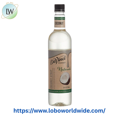 DaVinci Gourmet All-Natural Coconut Flavoring Syrup 750 mL
