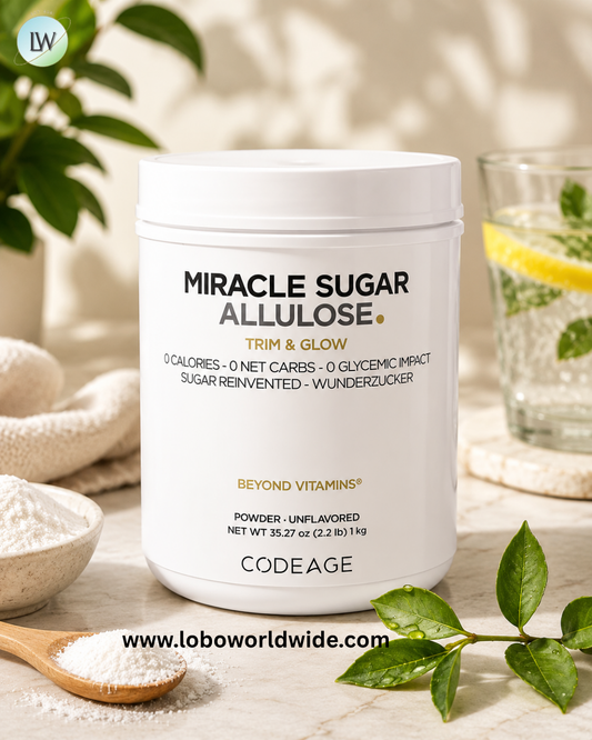 Codeage, Miracle Sugar Allulose Powder, Unflavored, 35.27 oz (1 kg)