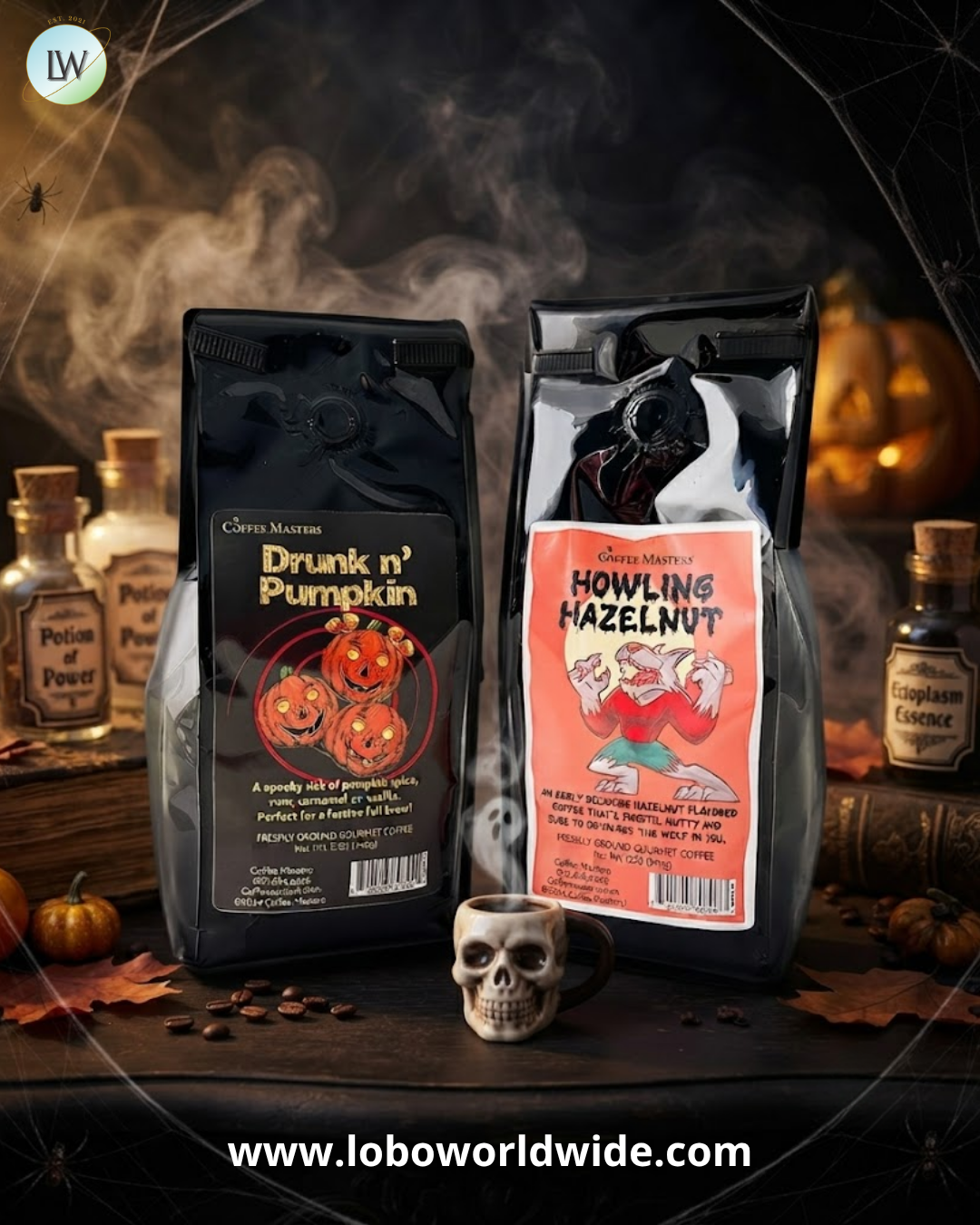 Coffee Masters Halloween Coffee, 12 oz, 2 pk. (Various Flavours)