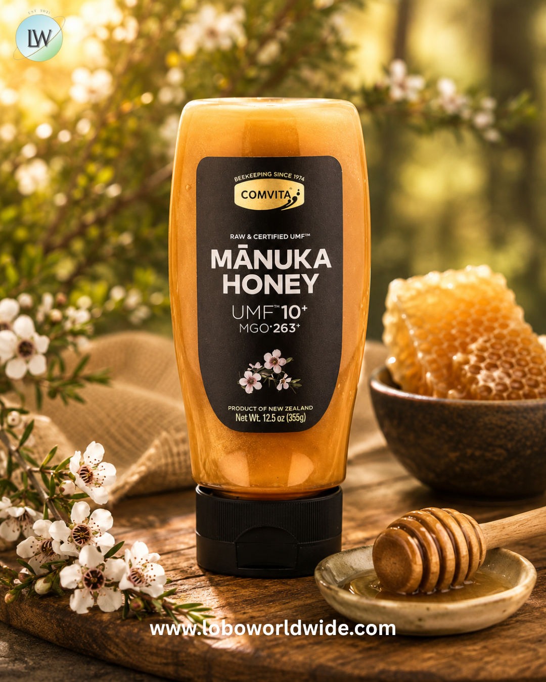 Comvita, Manuka Honey, UMF™ 10+, MGO 263+, 12.5 oz (355 g)