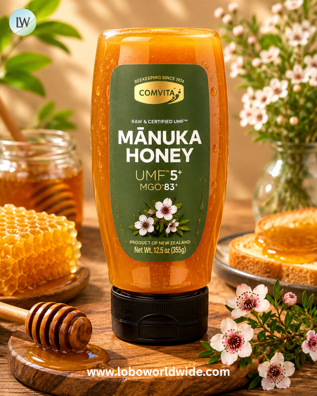 Comvita, Manuka Honey, UMF™ 5+, MGO 83+
