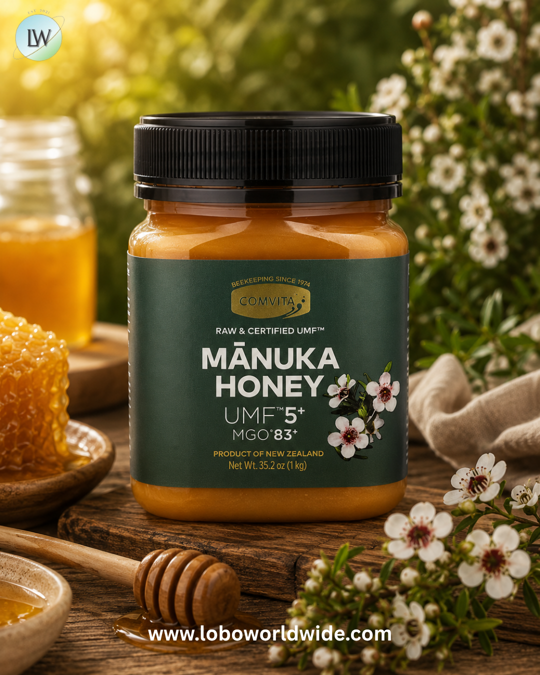 Comvita, Manuka Honey, UMF™ 5+, MGO 83+