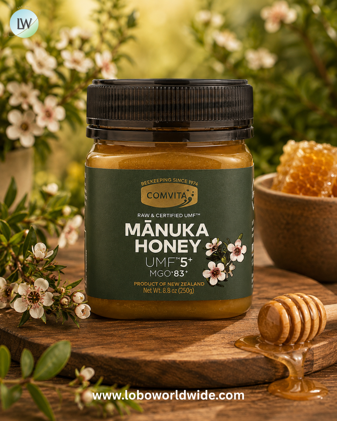 Comvita, Manuka Honey, UMF™ 5+, MGO 83+