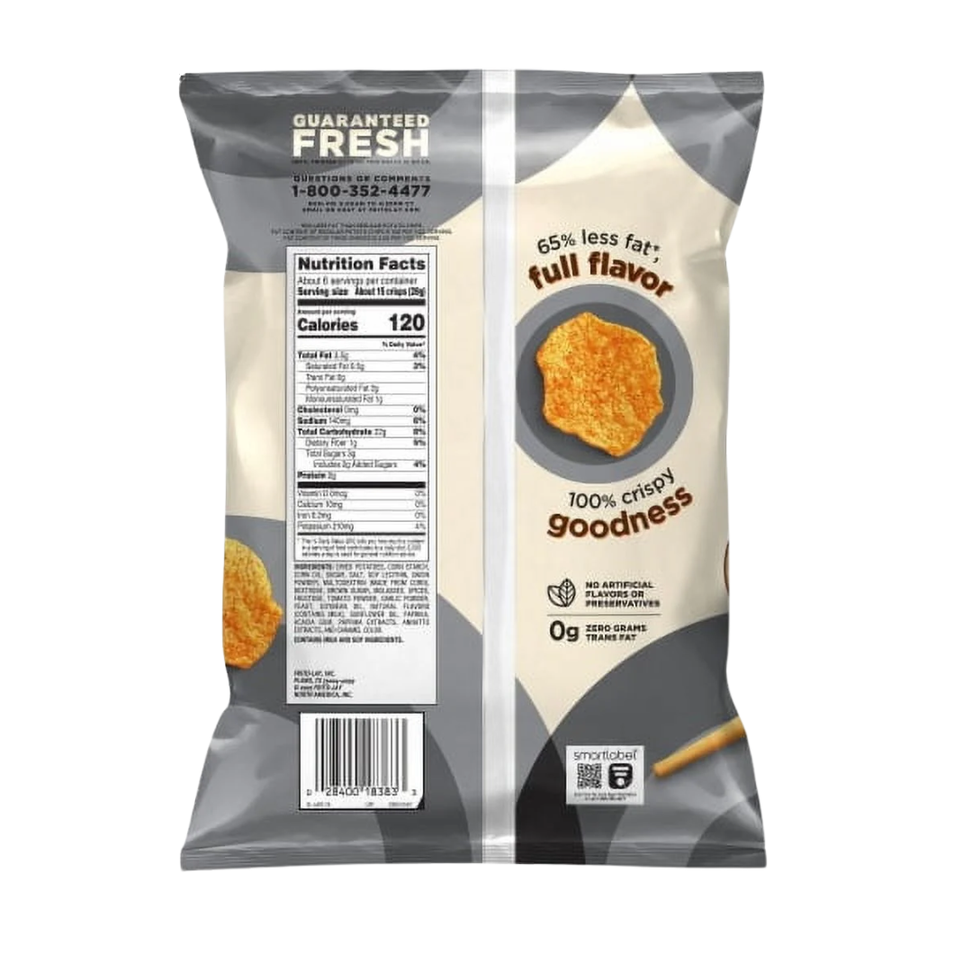 Lay's Baked Gluten-Free Barbecue Flavored Potato Chips, 6.25 oz Bag