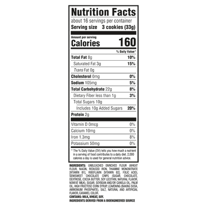 CHIPS AHOY! Original Chocolate Chip Cookies, Family Size, 18.2 oz