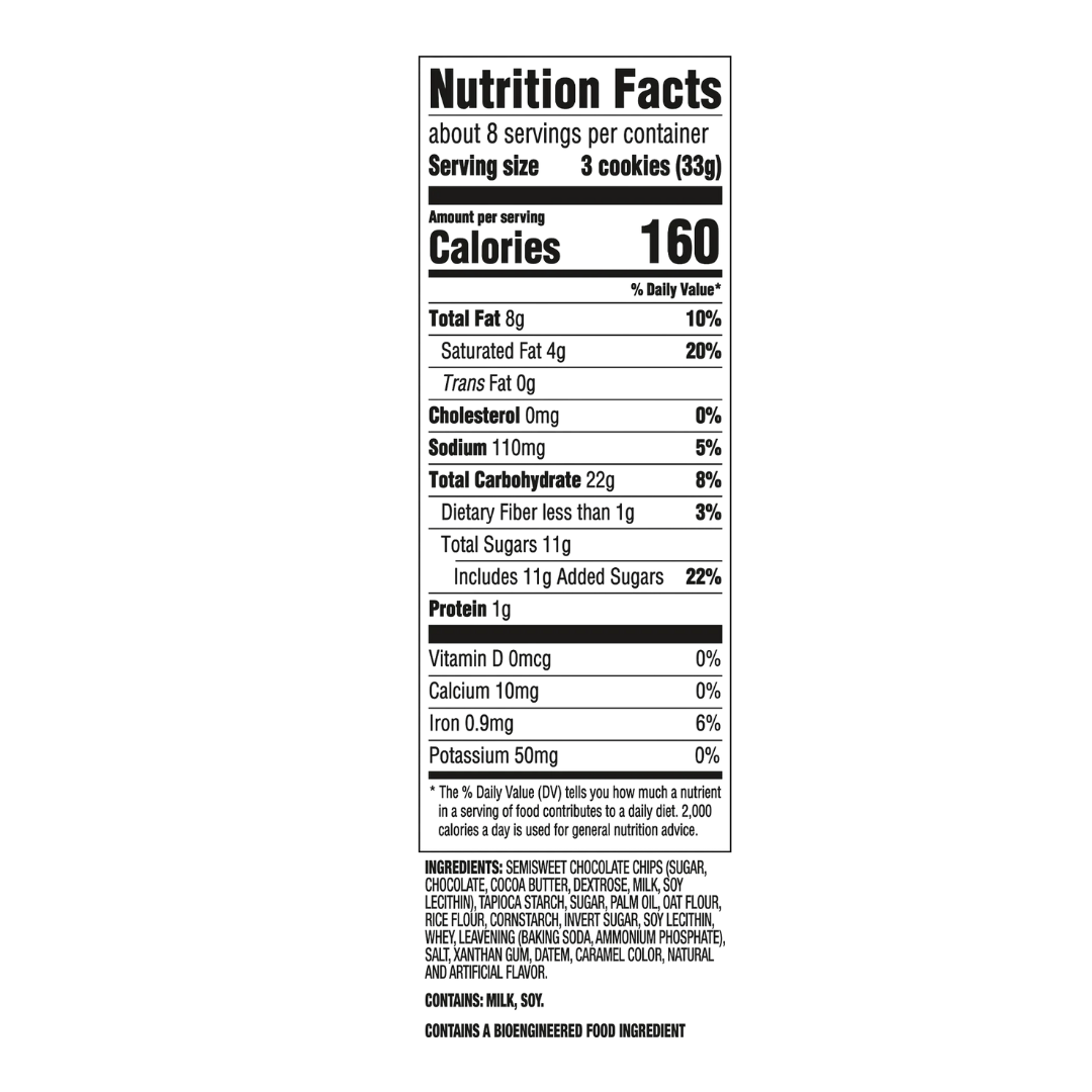 (3 pack) CHIPS AHOY! Original Crunchy Gluten Free Chocolate Chip Cookies, 9.31 oz