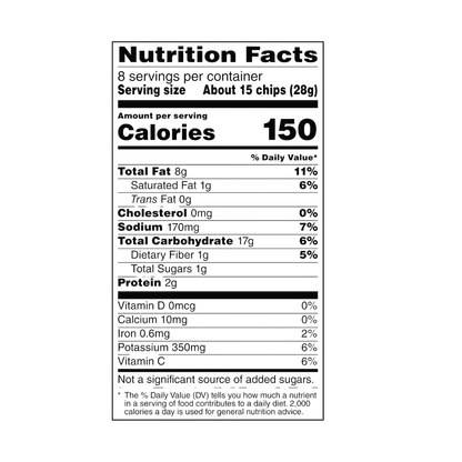 Lay's Poppables White Cheddar Flavored Potato Snack Chips, 5 Oz Bag