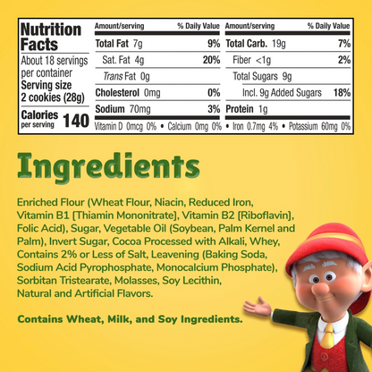 (3 pack) Keebler Fudge Stripes, Original Shortbread Cookies Coated in Keebler Fudge, Family Size 17.3 oz