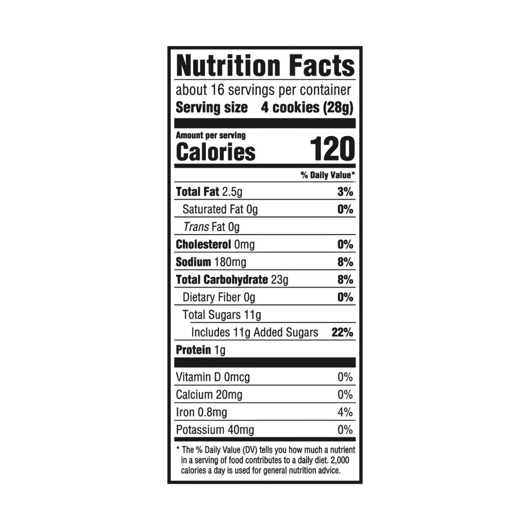 (3 pack) Ginger Snaps Cookies, Ginger Cookies, 16 oz
