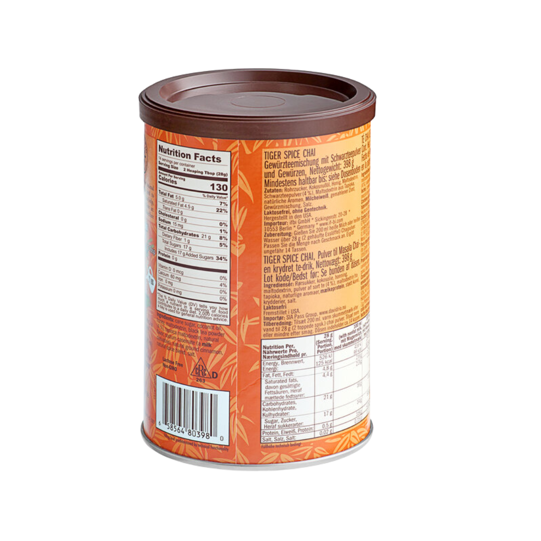 David Rio Tiger Spice Chai™ Tea Latte Mix 14 oz.