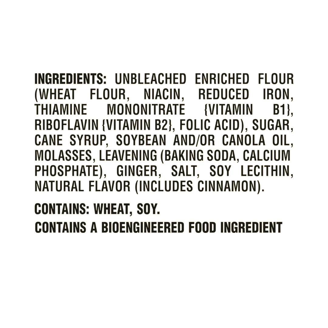 (3 pack) Ginger Snaps Cookies, Ginger Cookies, 16 oz