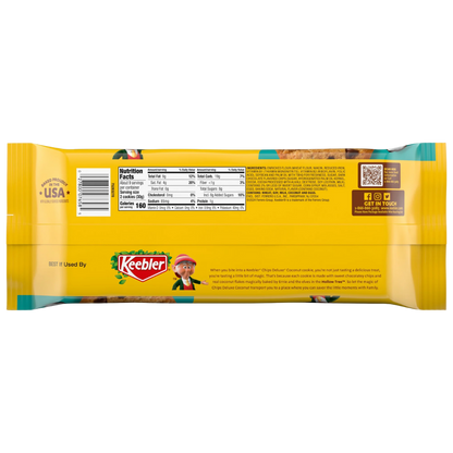 (4 pack) Keebler Chips Deluxe Coconut Baked Cookies, 9.45oz