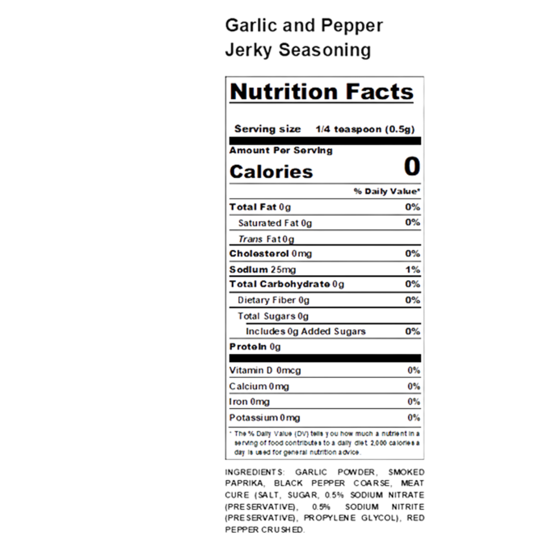Regal Garlic and Pepper Jerky Seasoning 9 oz.