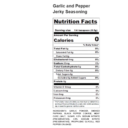 Regal Garlic and Pepper Jerky Seasoning 9 oz.