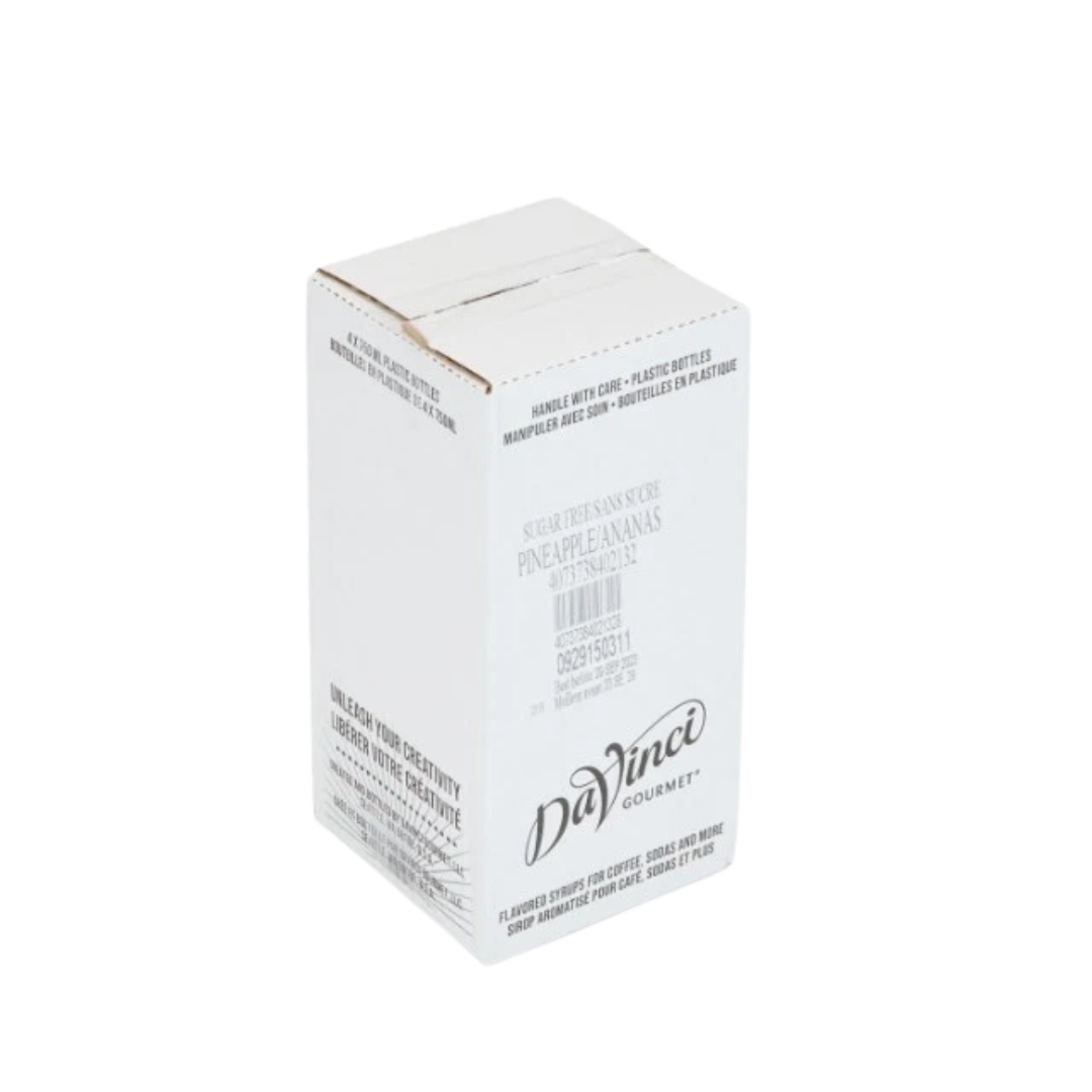 DaVinci Gourmet Sugar Free Pineapple Flavoring Fruit Syrup 750 mL