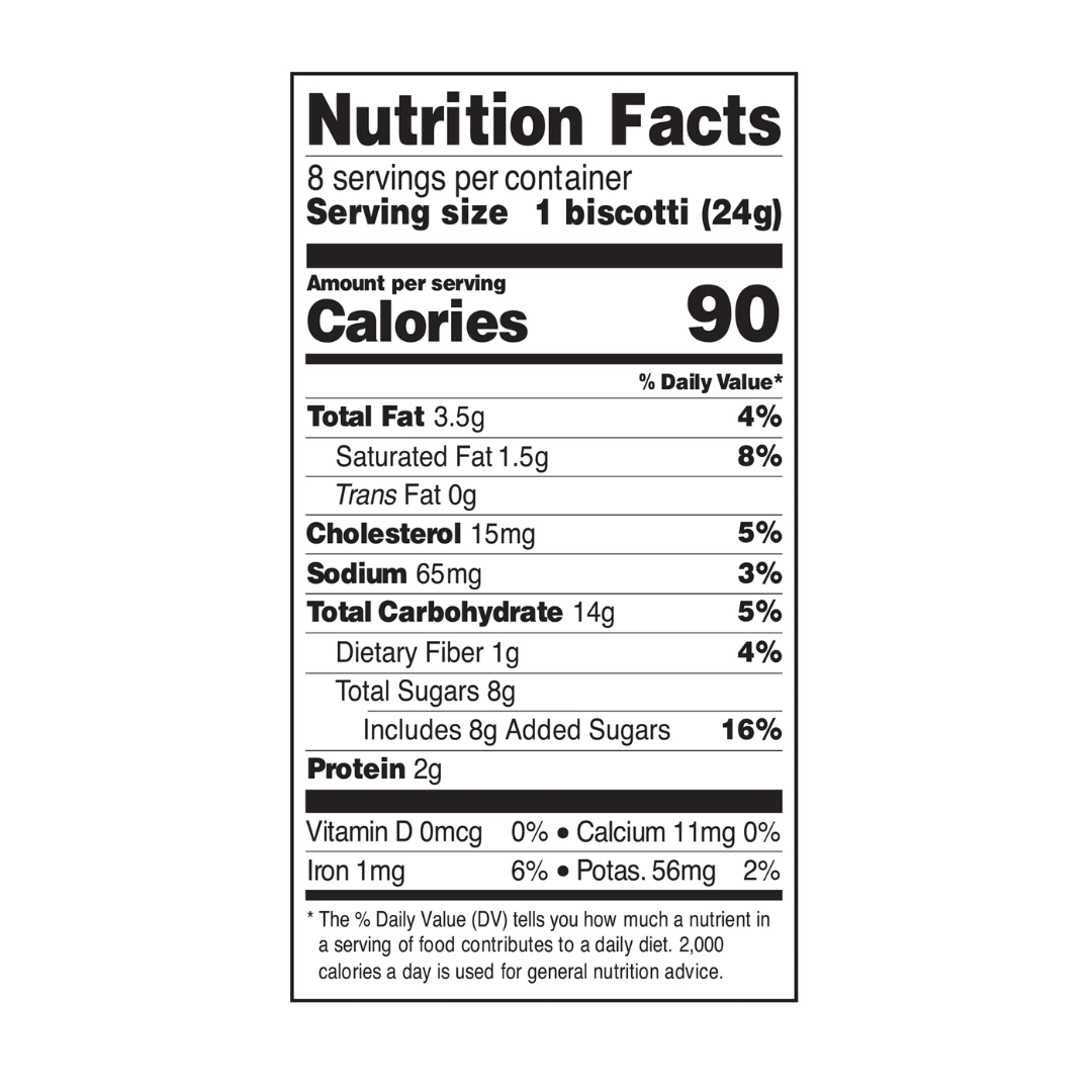 Nonni's, Cioccolati Biscotti, Dark Chocolate Almond Cookie, 6.8 oz (195g), 8 Count, Ready to Eat