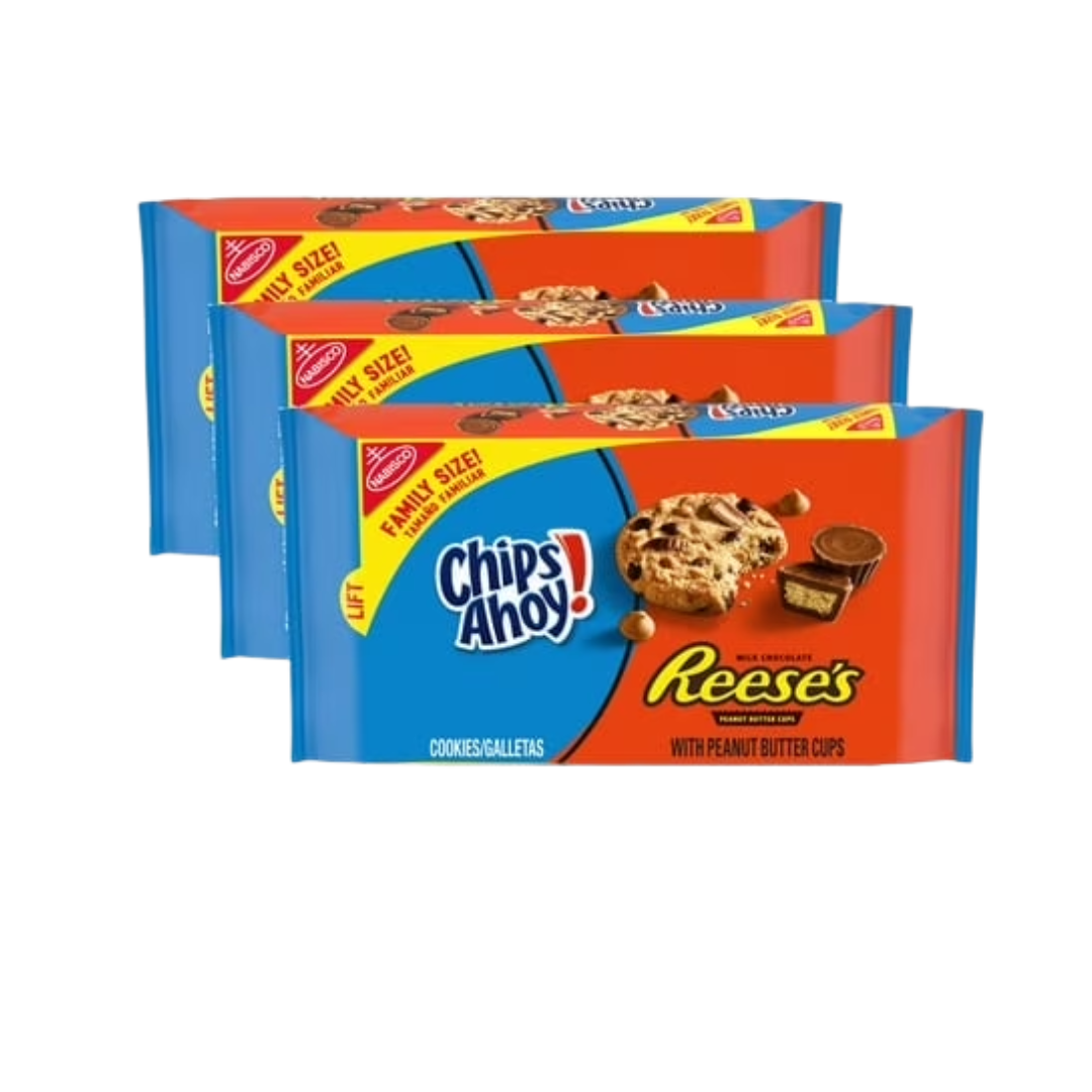 CHIPS AHOY! Cookies with ReeseÕs Peanut Butter Cups, Family Size, 14.25 oz