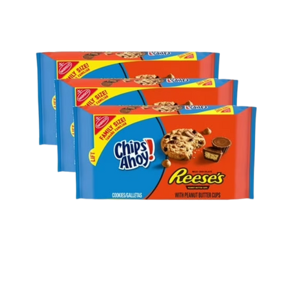 CHIPS AHOY! Cookies with ReeseÕs Peanut Butter Cups, Family Size, 14.25 oz