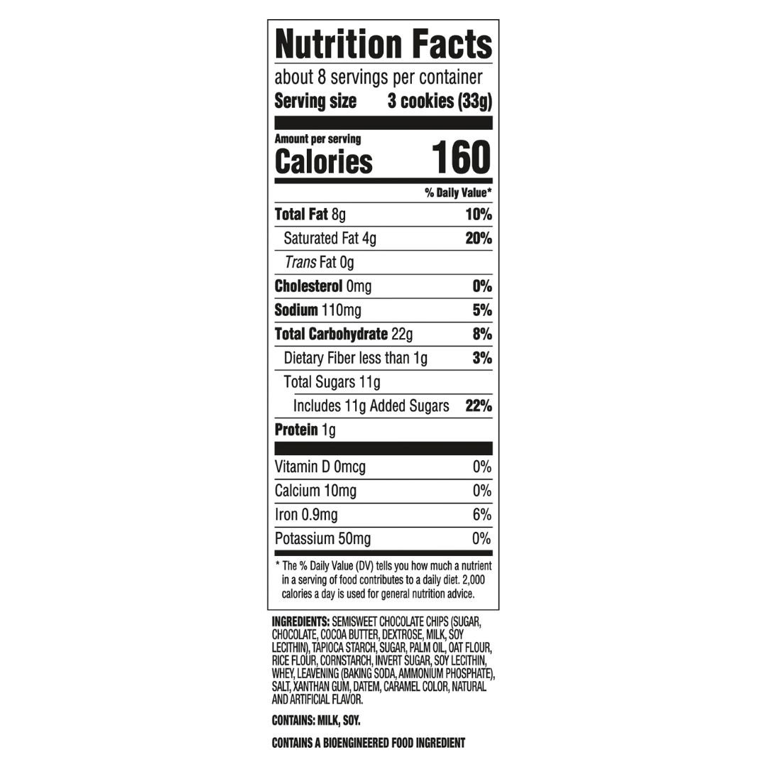 CHIPS AHOY! Original Crunchy Gluten Free Chocolate Chip Cookies, 9.31 oz