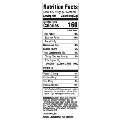 CHIPS AHOY! Original Crunchy Gluten Free Chocolate Chip Cookies, 9.31 oz