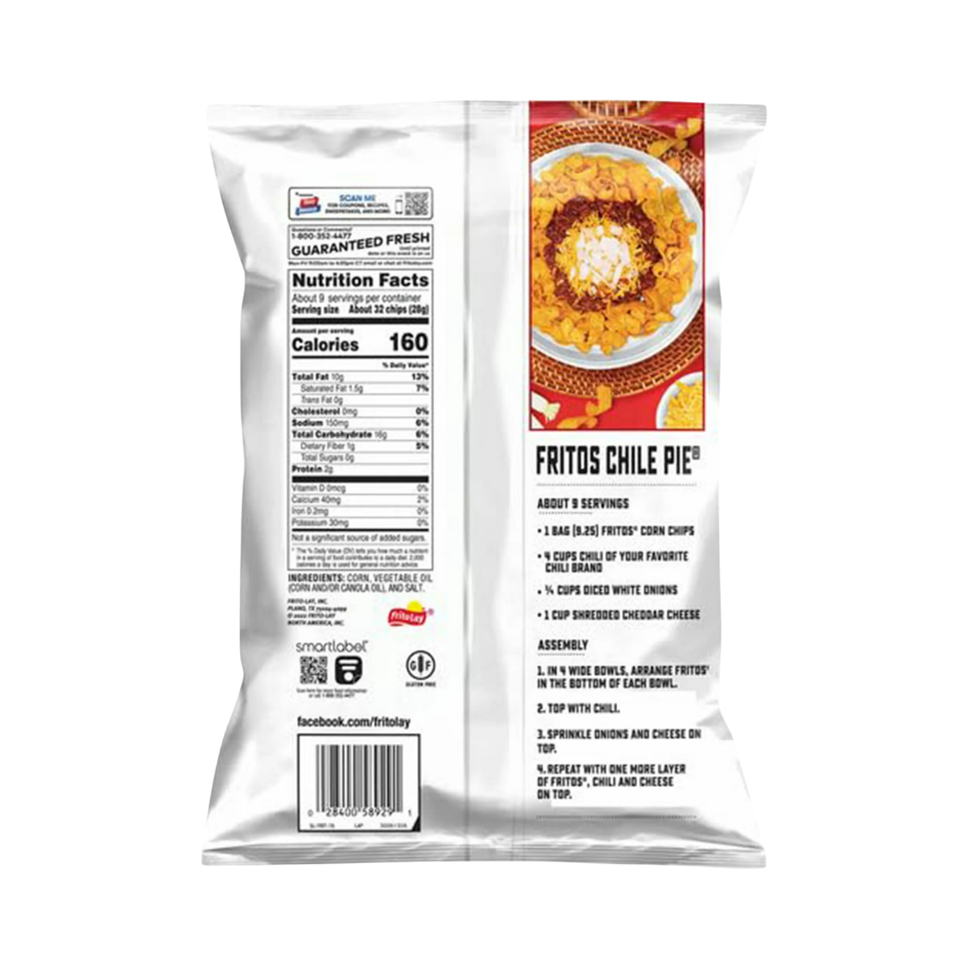 Fritos Regular Corn Chips, 9.25 oz Single Bag