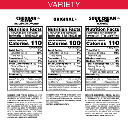 Pringles Snack Stacks Variety Pack Potato Crisps Chips, Lunch Snacks, 27 Count