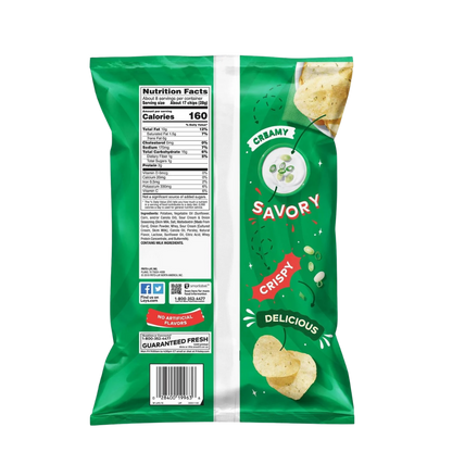 Lay's Sour Cream & Onion Flavor Potato Chips, 7.75 oz Bag