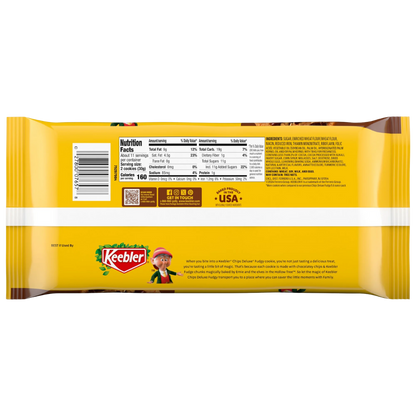Keebler Chips Deluxe Fudgy Chocolate Chip Cookies with Chunks of Keebler Fudge 11.2 oz