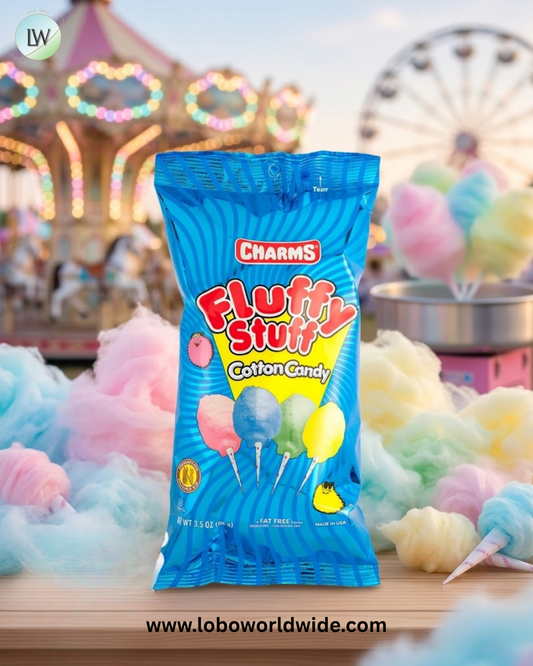 Cotton Candy Fluffy Stuff - 24ct