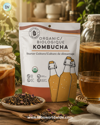 Cultures for Health, Organic Kombucha, 0.08 oz (2.4 g)