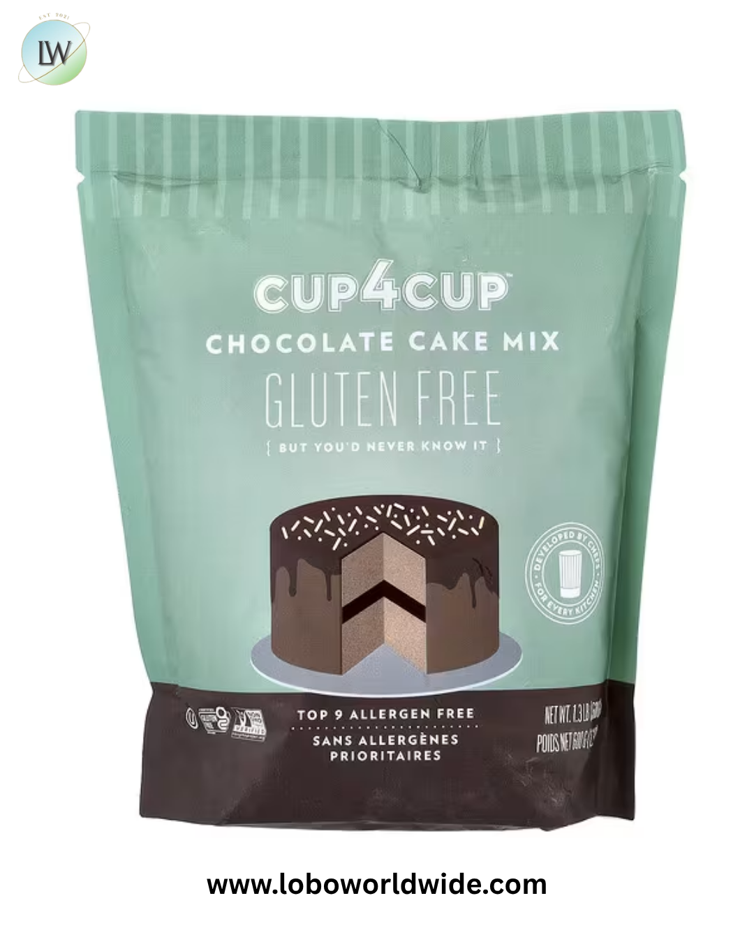 Cup4Cup, Cake Mix, Gluten Free, 1.31 lb (600 g)