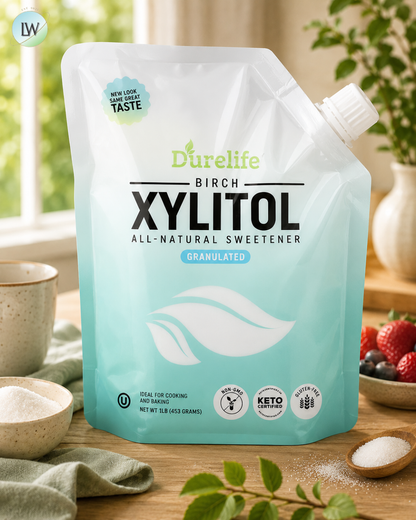 DURELIFE, Birch Xylitol, Granulated, 1 lb (453 g)