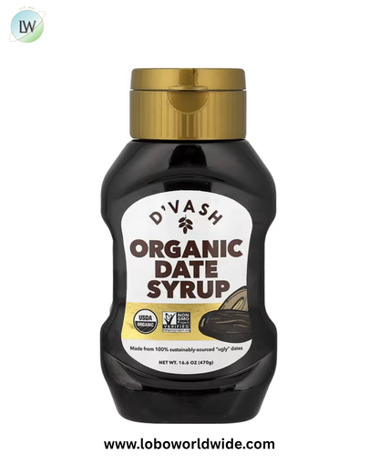 D'vash Organics, Organic Date Syrup, 16.6 oz (470 g)