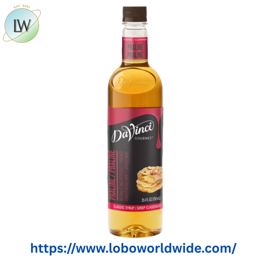 DaVinci Gourmet Classic Praline Flavoring Syrup 750 mL