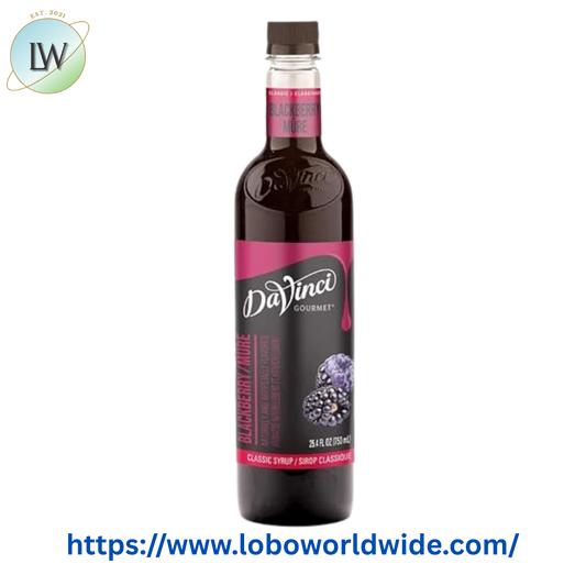 DaVinci Gourmet Classic Blackberry Flavoring / Fruit Syrup 750 mL
