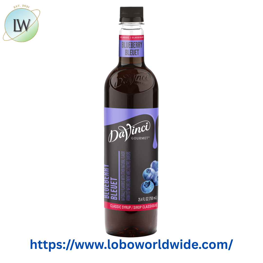 DaVinci Gourmet Classic Blueberry Flavoring / Fruit Syrup 750 mL
